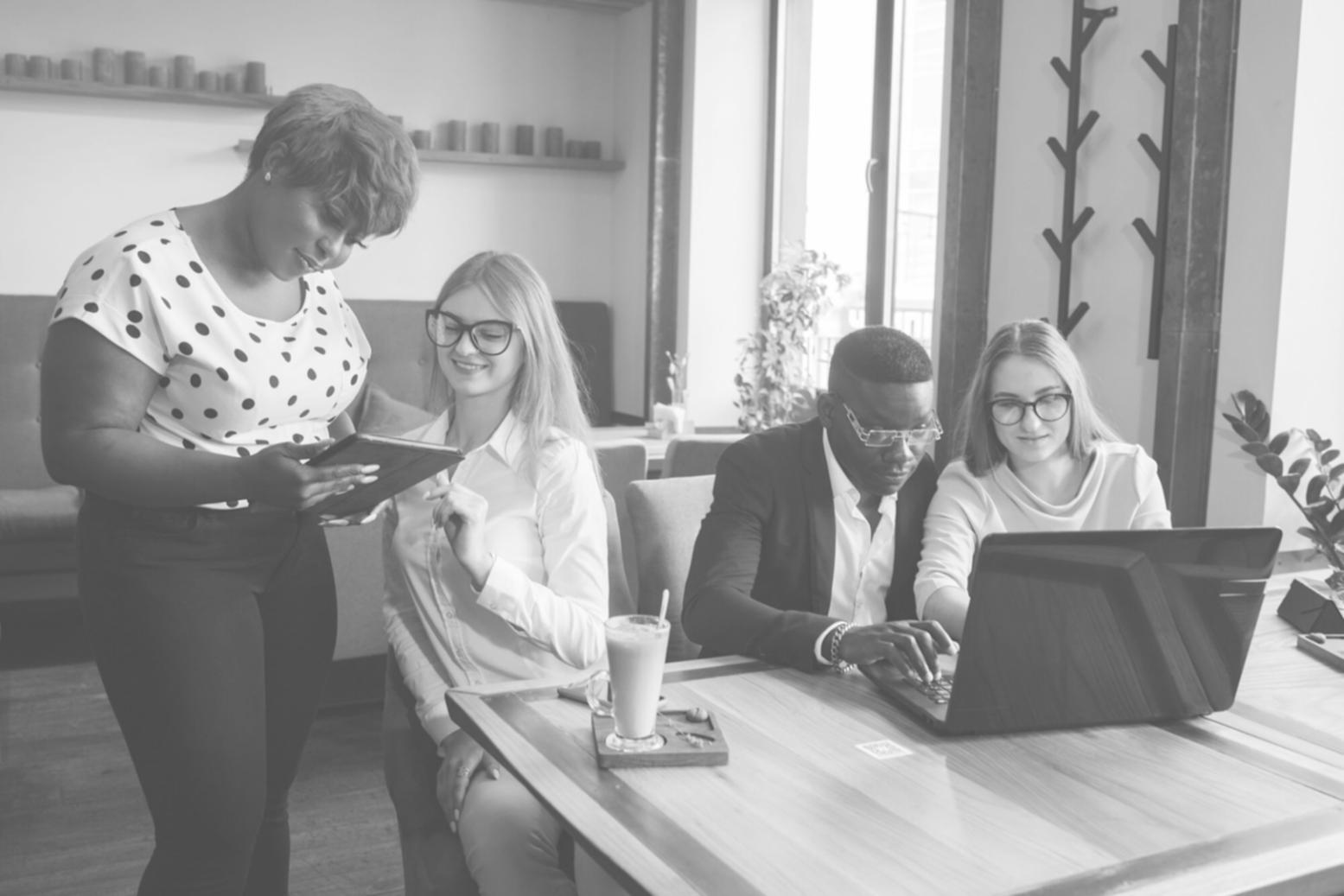 Professional analyzing financial data and charts